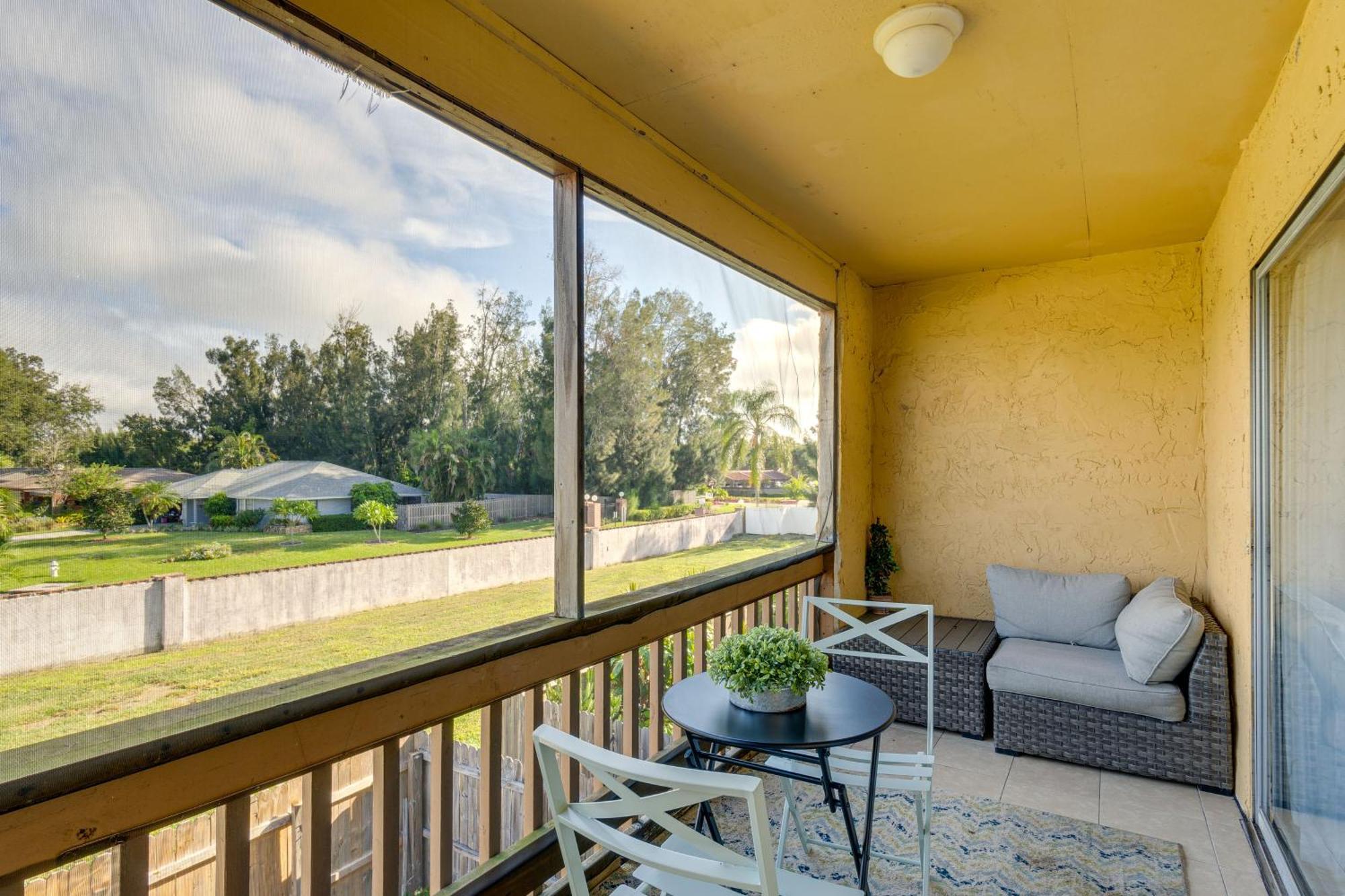 Updated Sienna Park Condo - 4 Miles To Siesta Key! Sarasota Eksteriør billede